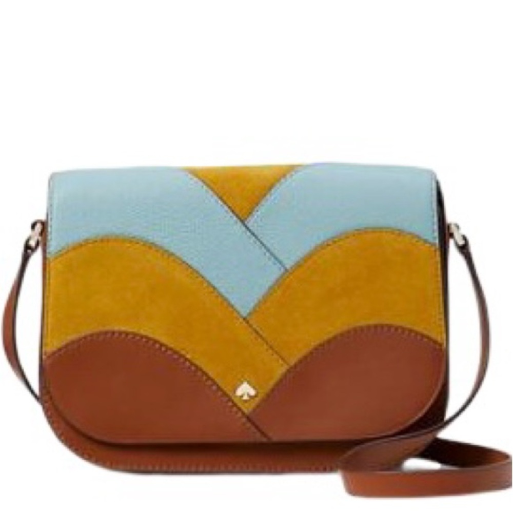 Kate Spade Nadine Patchwork Medium Flap Shoulder/Crossbody Bag -New without Tags